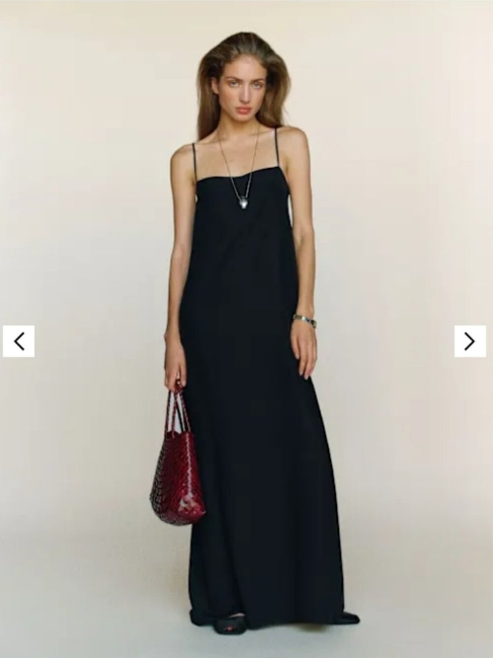 Glenna Silk Dress Black